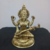 Brass Saraswati Statue  8 Inch of