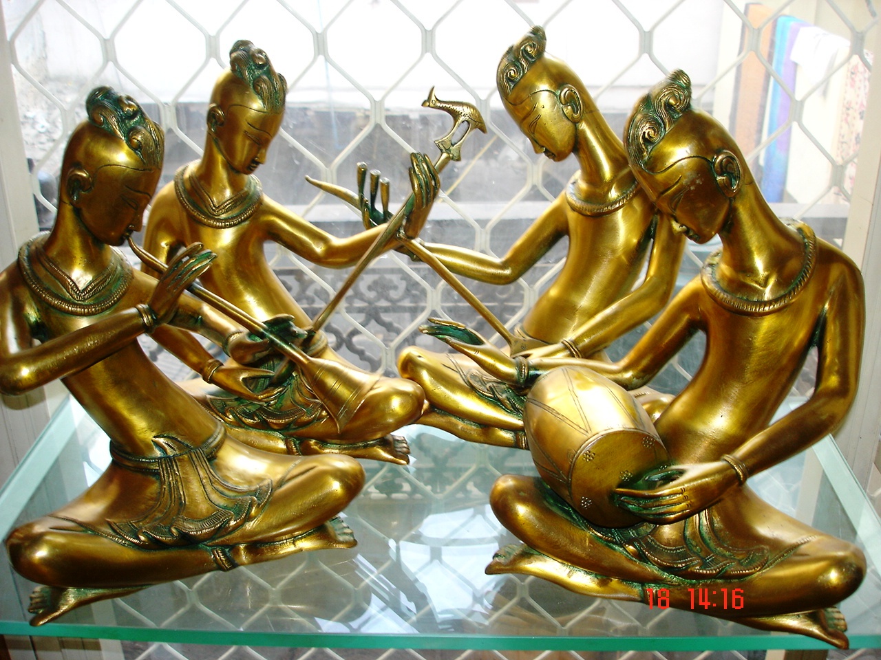 Brass Musician Figure 14 inch decorative items – Indian Handicrafts