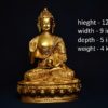 Brass Buddha Life Story statue 12 Inch
