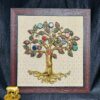 BRASS KALPAVIRUKSHA ( tree of life ) 17 x 16 inch in Stone work